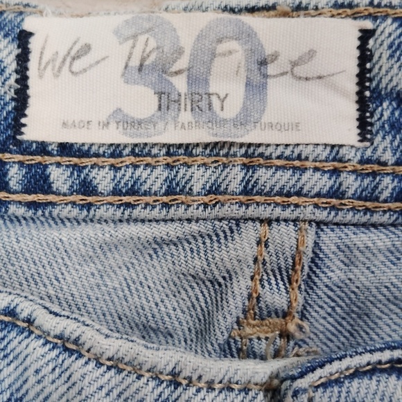 Free People x We The Free Shelby BF Jean in Blue Size 30 - Picture 5 of 6